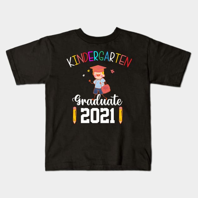 kindergarten graduate 2021 Kids T-Shirt by Rich kid